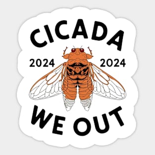 Cicada insect Sticker